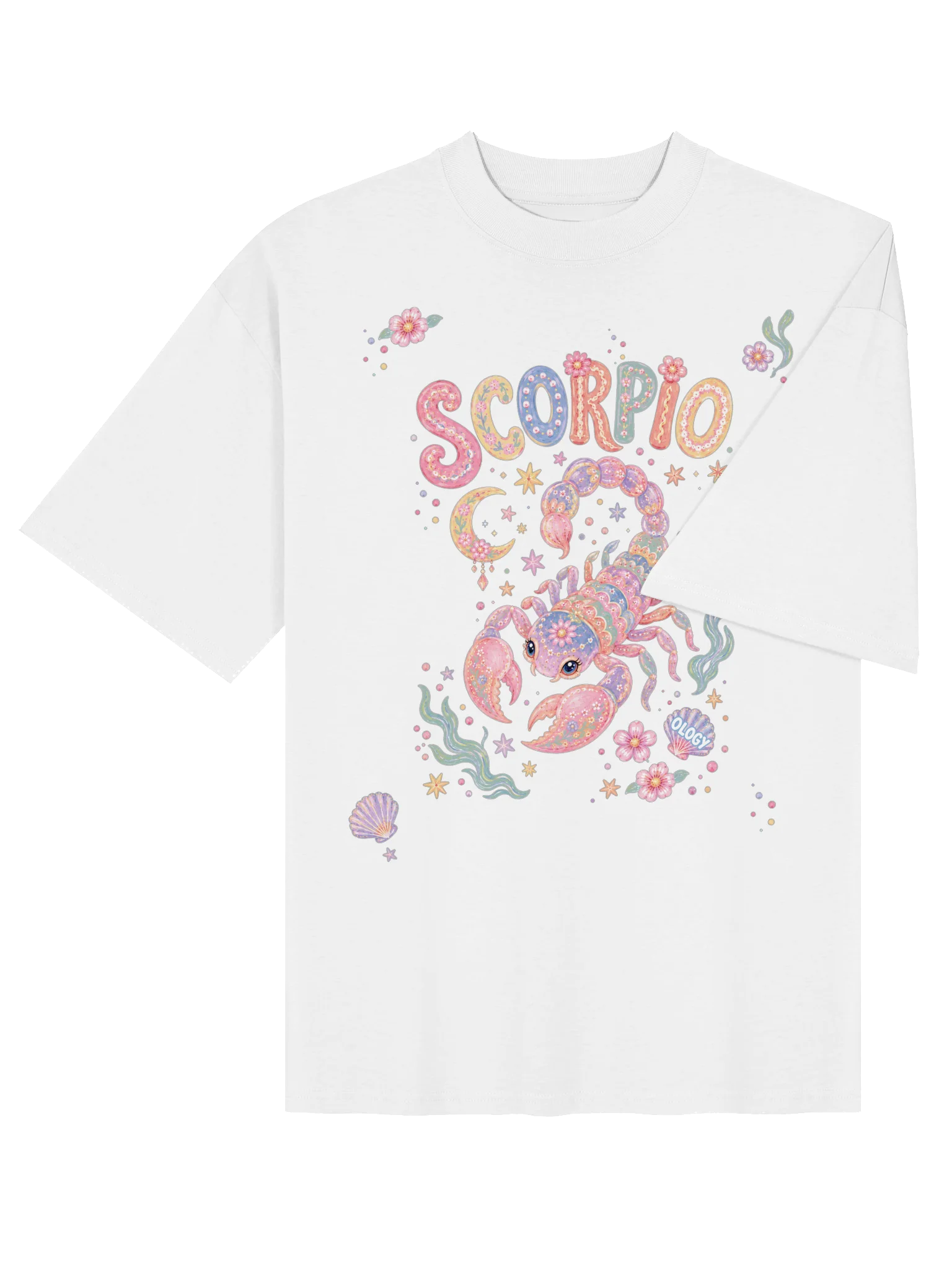 Scorpio Astro Pop Oversized Tee product image (5)