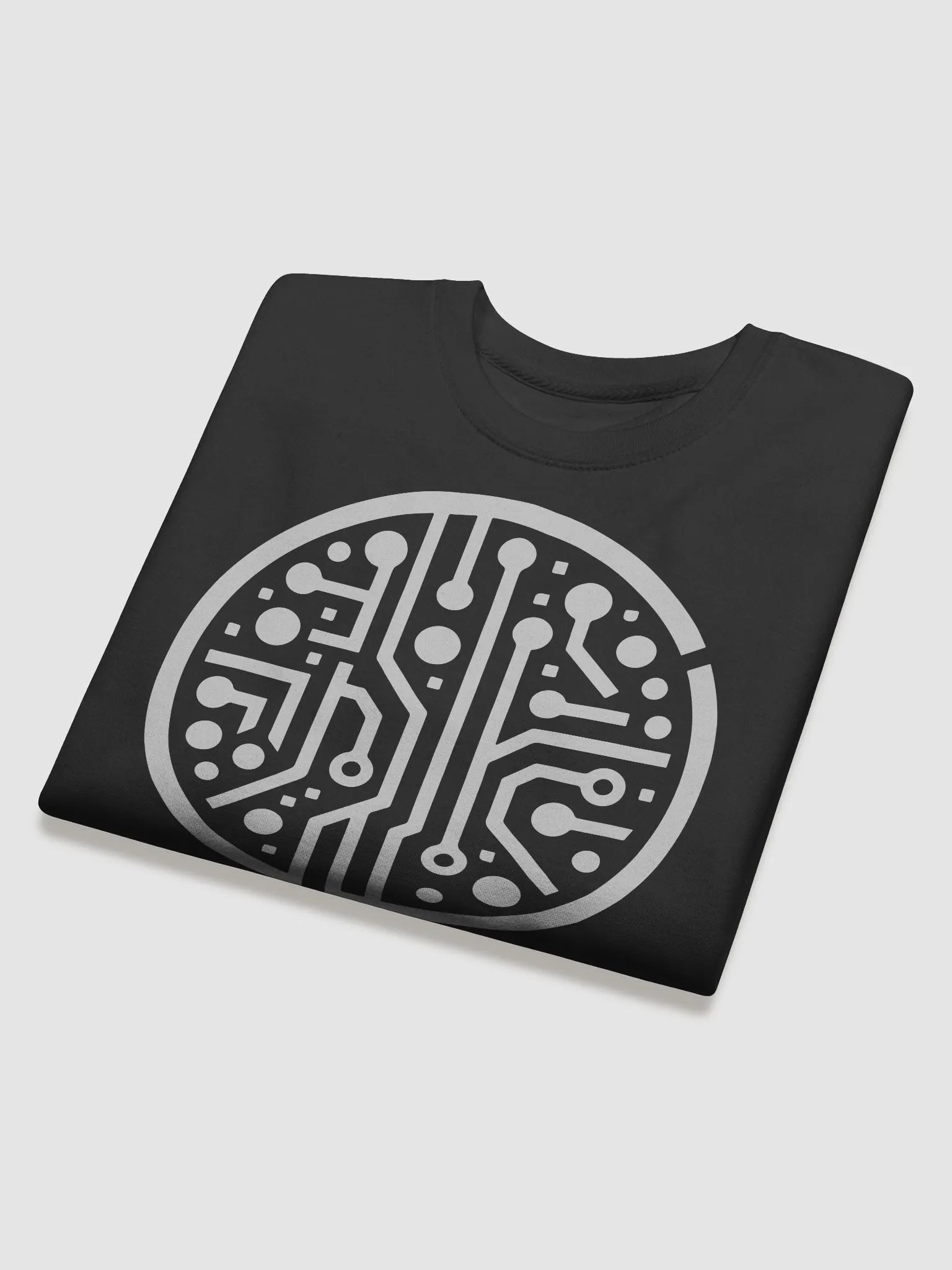 light logo sweatshirt with text product image (4)