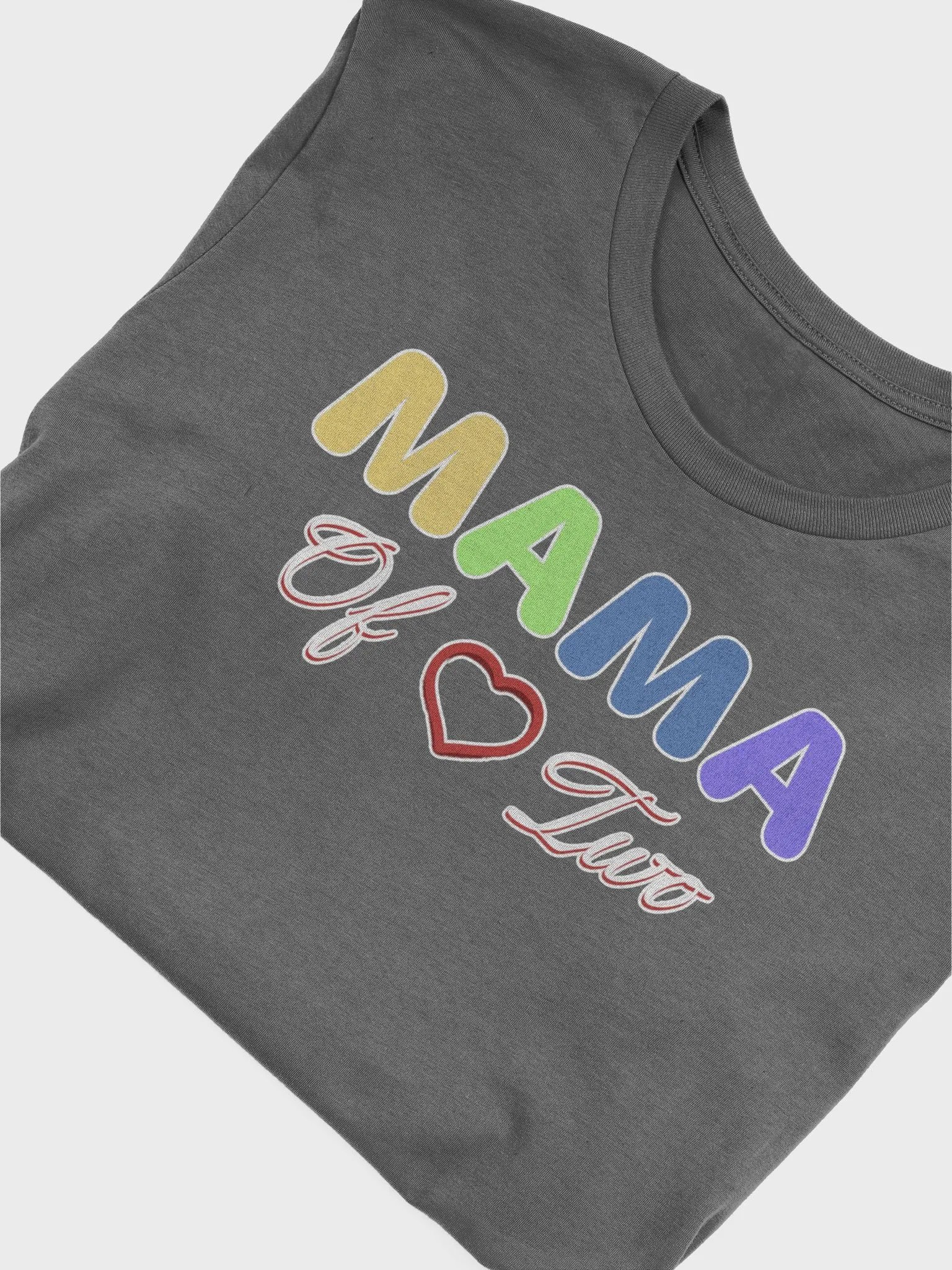 Mama of Two - Loving Family Design T-shirt product image (10)
