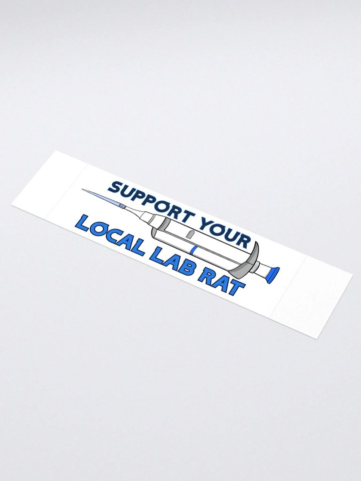 "Support Your Local Lab Rat" Pipette Sticker product image (1)