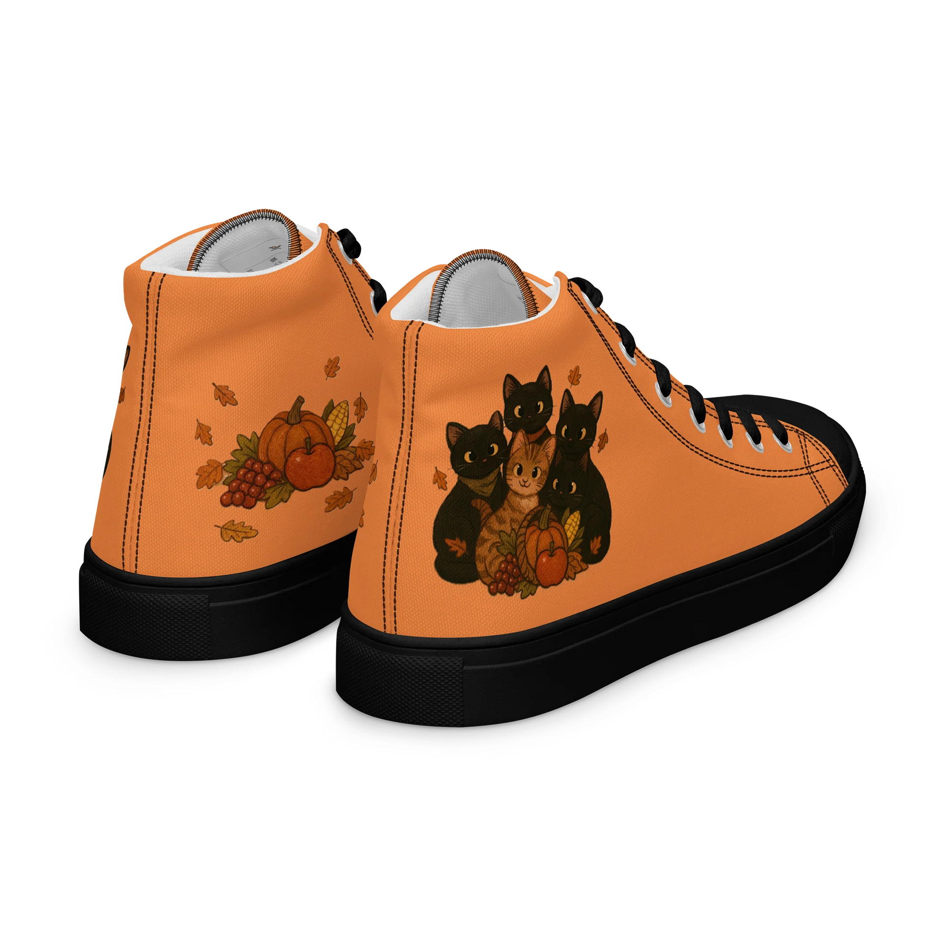 cat brigade fall High Top Canvas Shoes product image (7)
