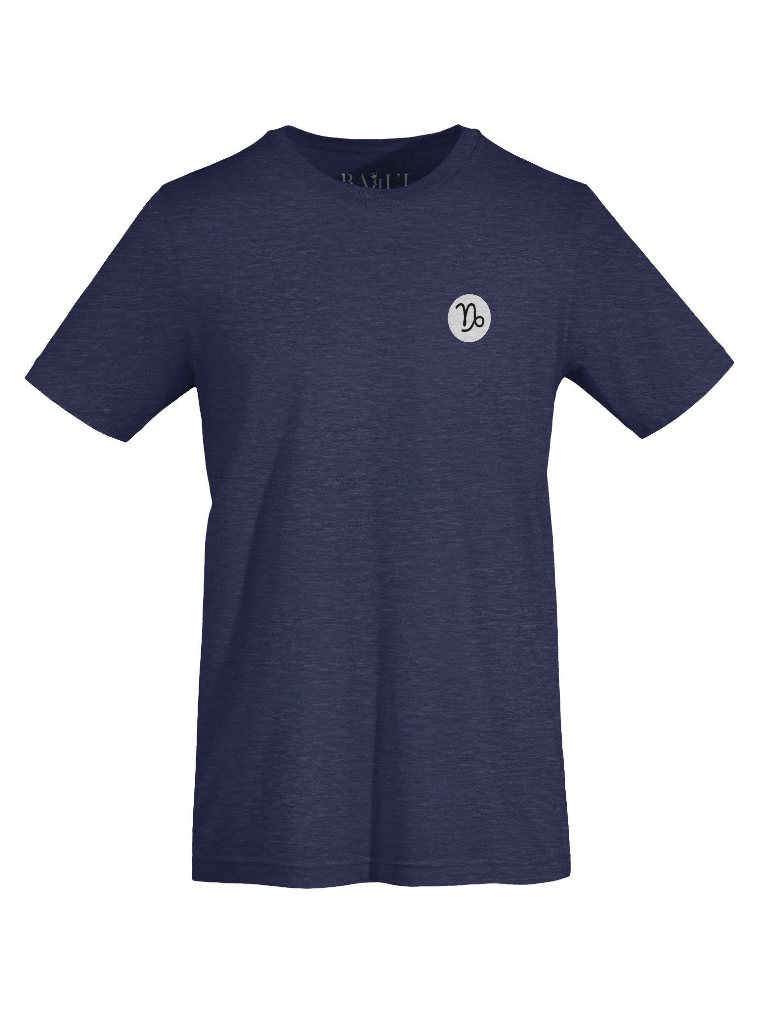 Capricorn - Gothic Zodiac T-Shirt. Blue graphic on the back product image (7)