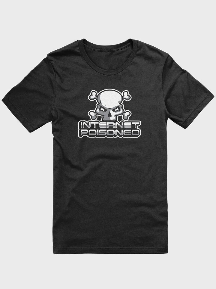 Internet Poisoned Y2K T-Shirt – Funny Goth Skull Meme Tee product image (1)