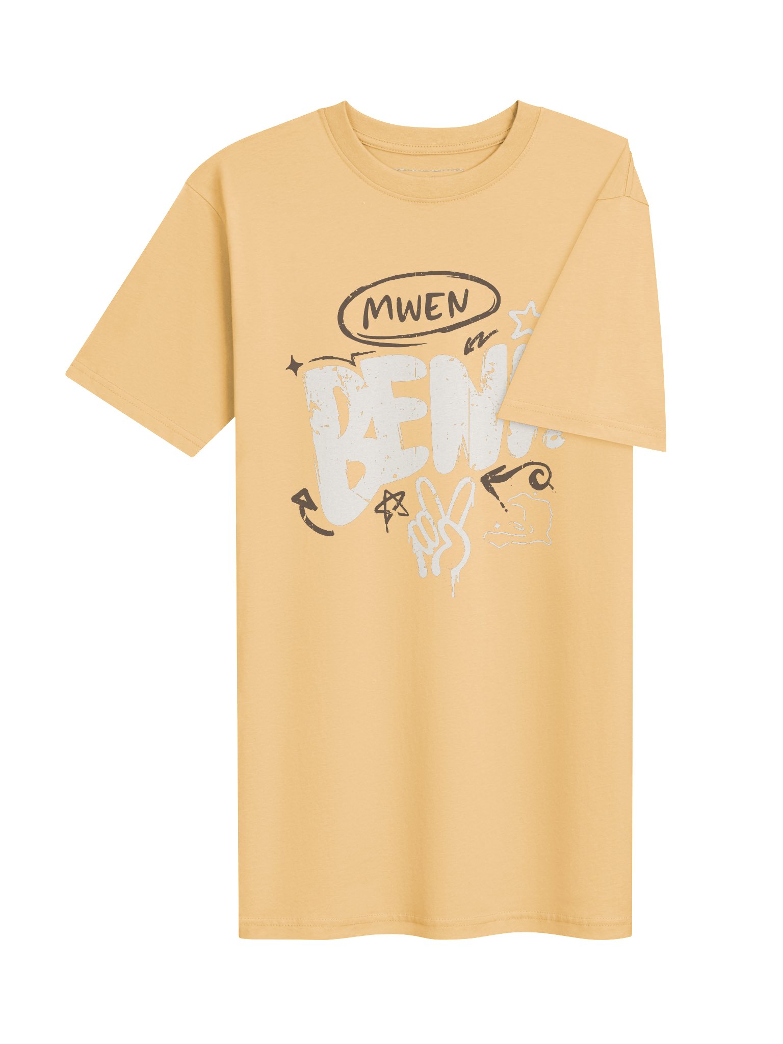 Mwen BENI Street Art Graffiti Men's Tee product image (4)