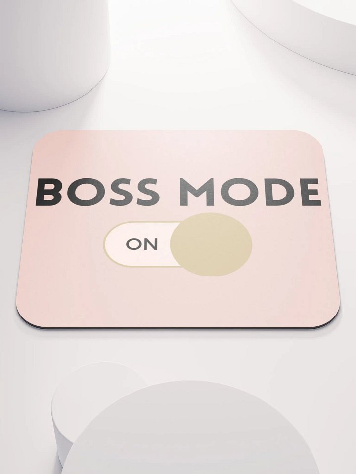 Boss Mode Mouse Pad - Pink product image (1)