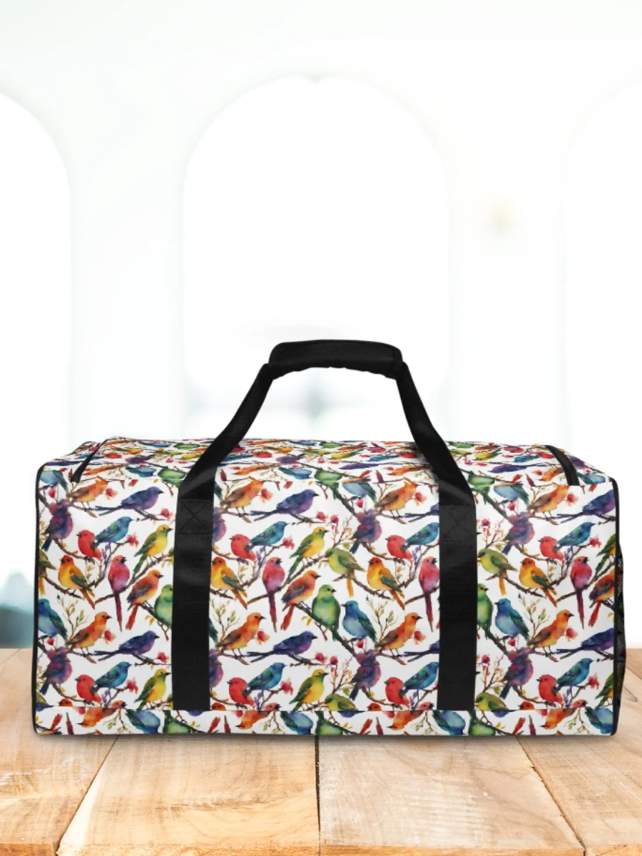 Multi Coloured Birds Dufflebag product image (2)