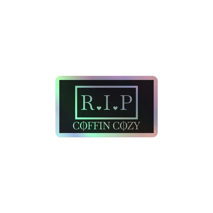 Rest in Peace Banner Holographic Sticker product image (2)