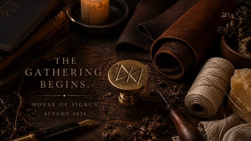 THE GATHERING BEINGS.....
#houseofsigrun #newbusiness #fall2026 #thegatheringbegins #handmade