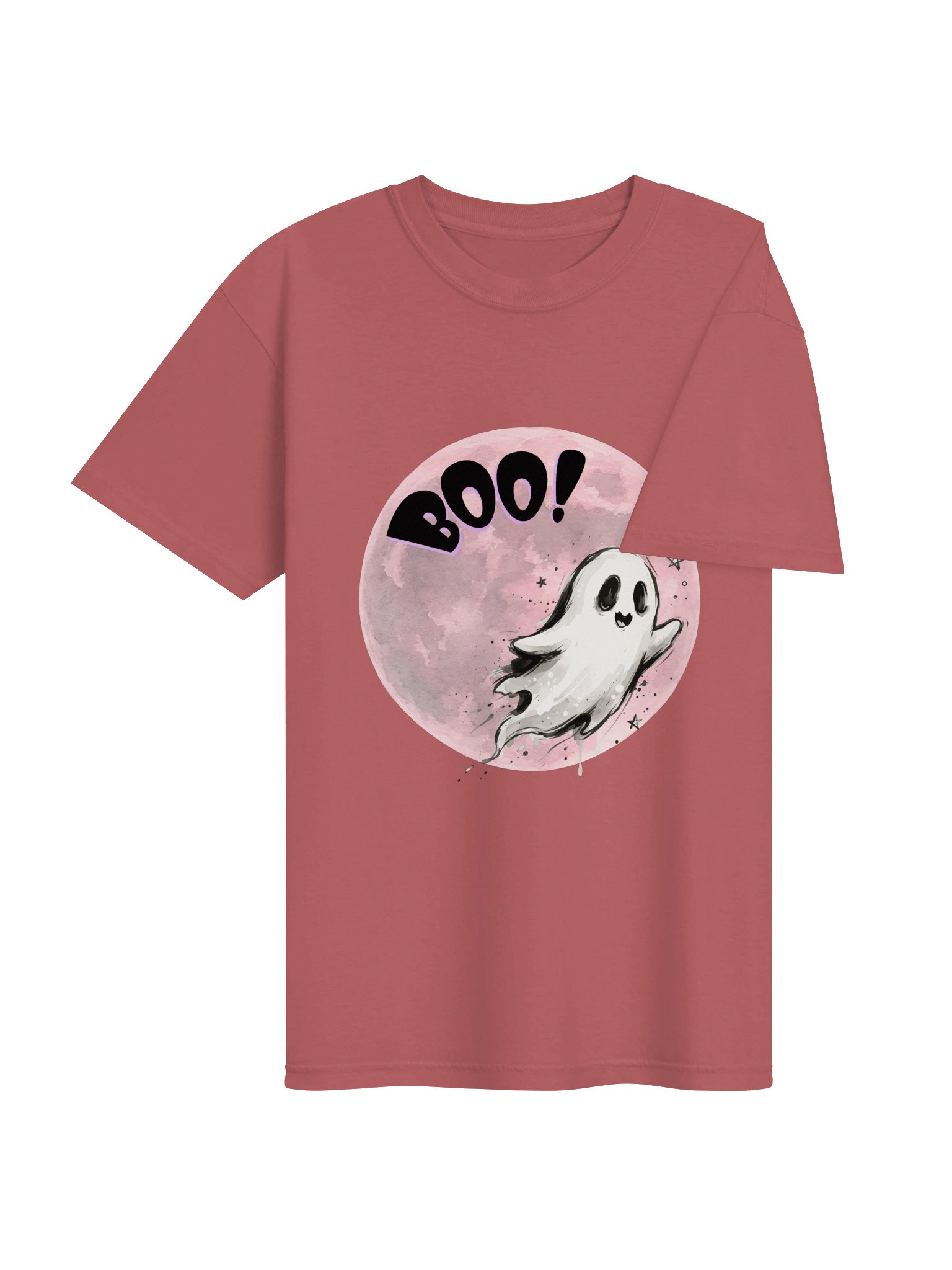 BOO! Cute Ghost Halloween Tee product image (45)