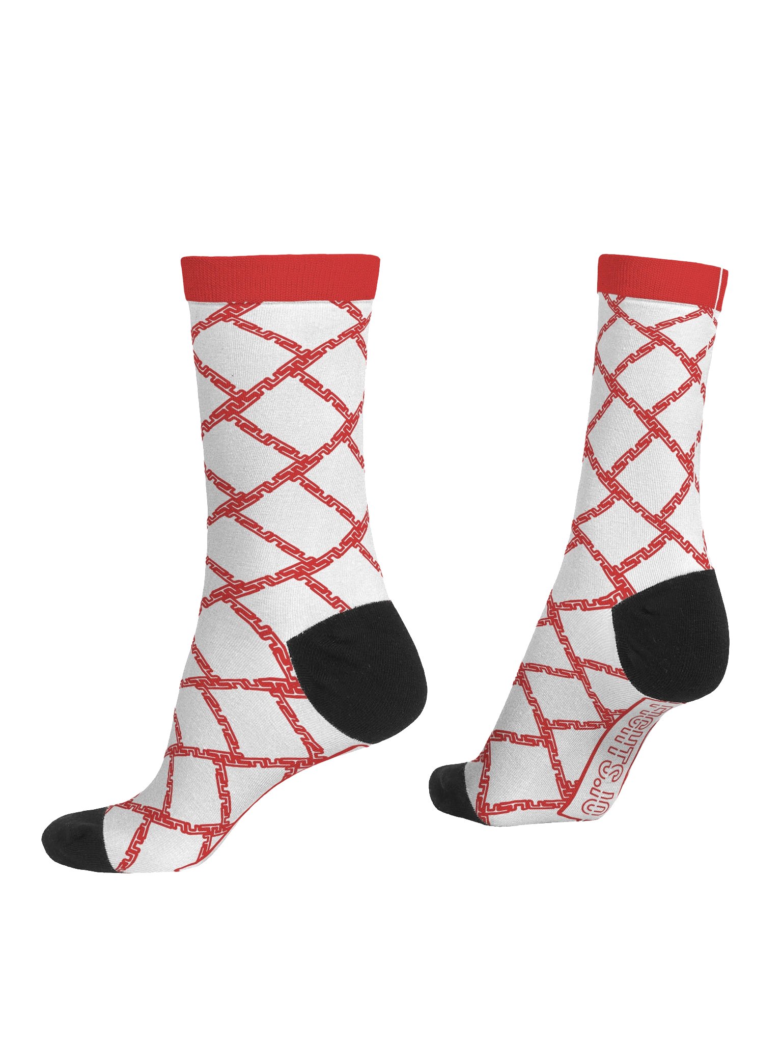 CHAINLINK Socks - White/Red (Cornerman Edition) product image (4)