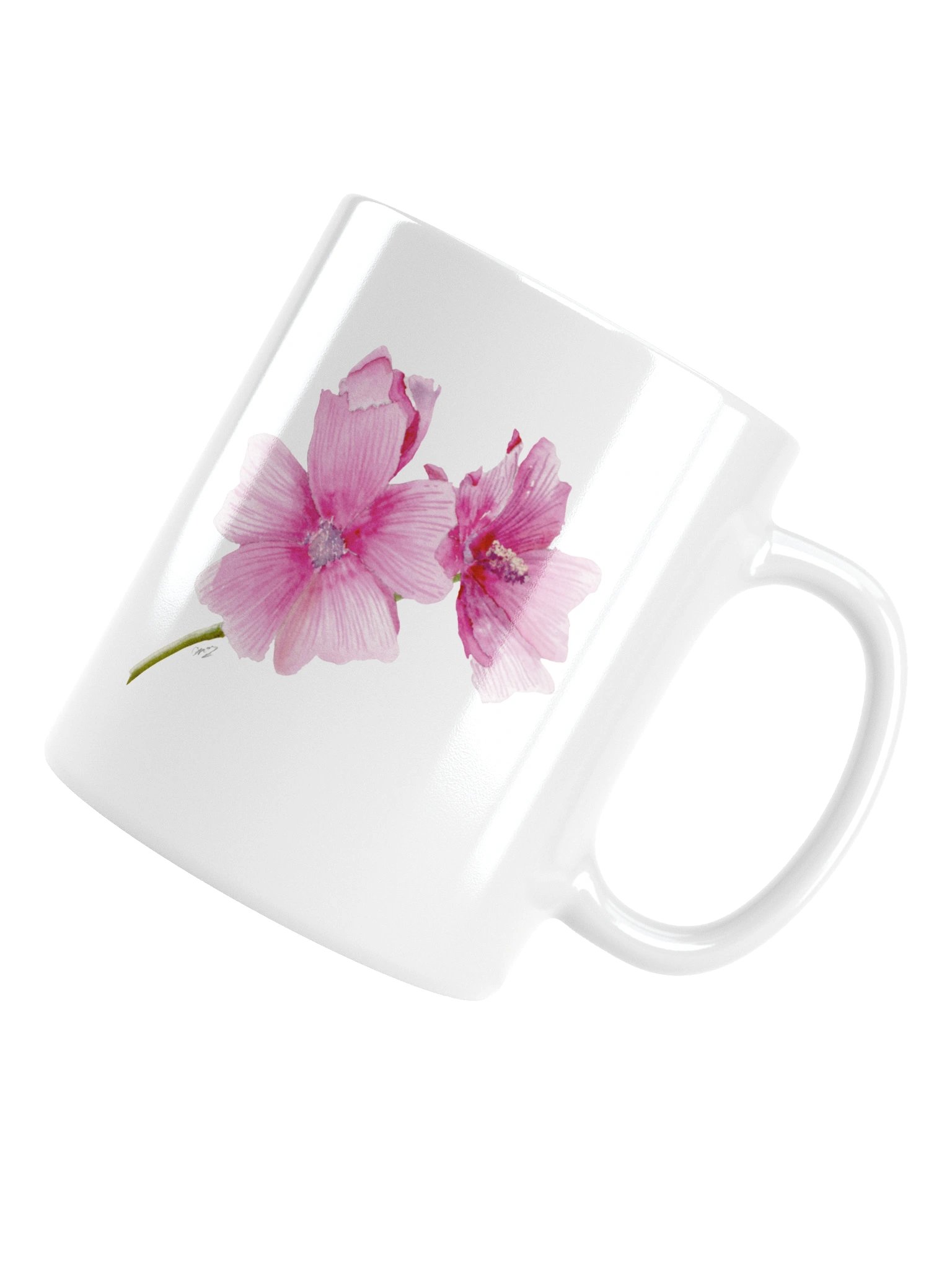 Pink Serenade Blossom White Mug product image (5)