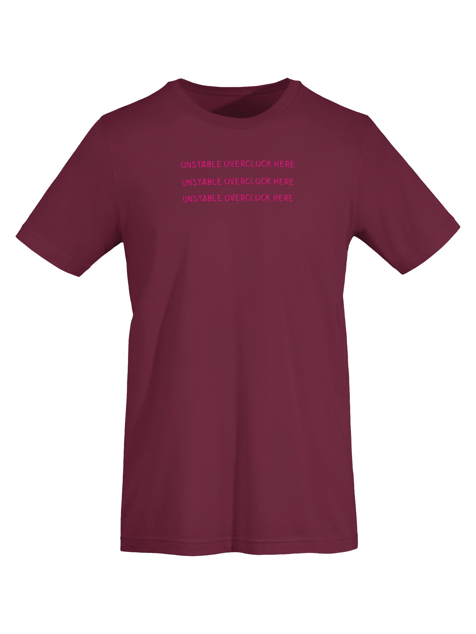 Unstable OverClock Here. Meme T Shirt product image (5)