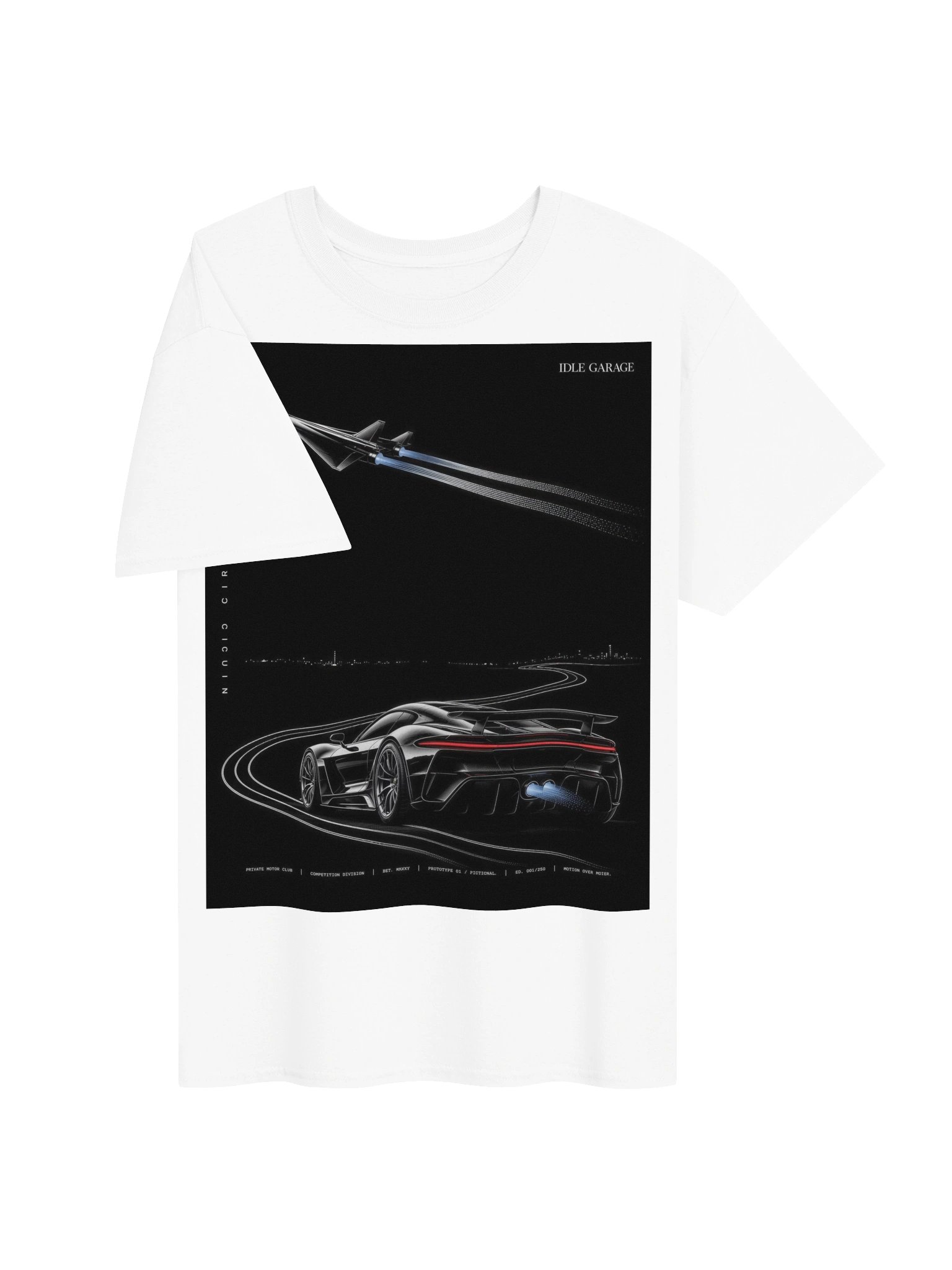 Idle Garage Circuit Speed Poster Tee product image (3)