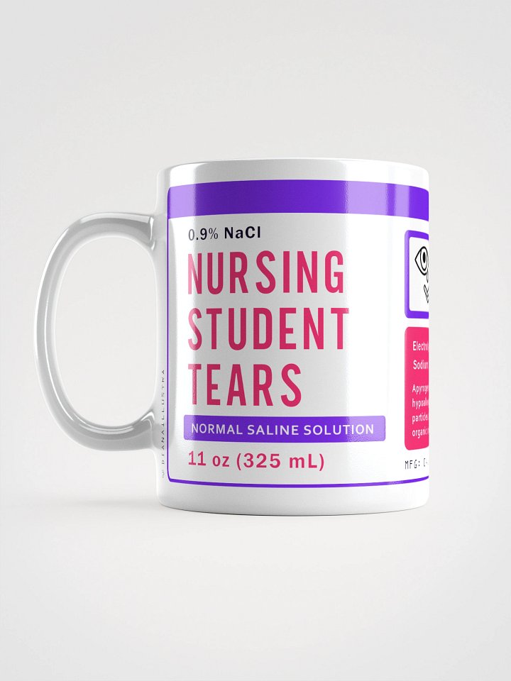 "Nursing student tears" Ceramic mug product image (1)