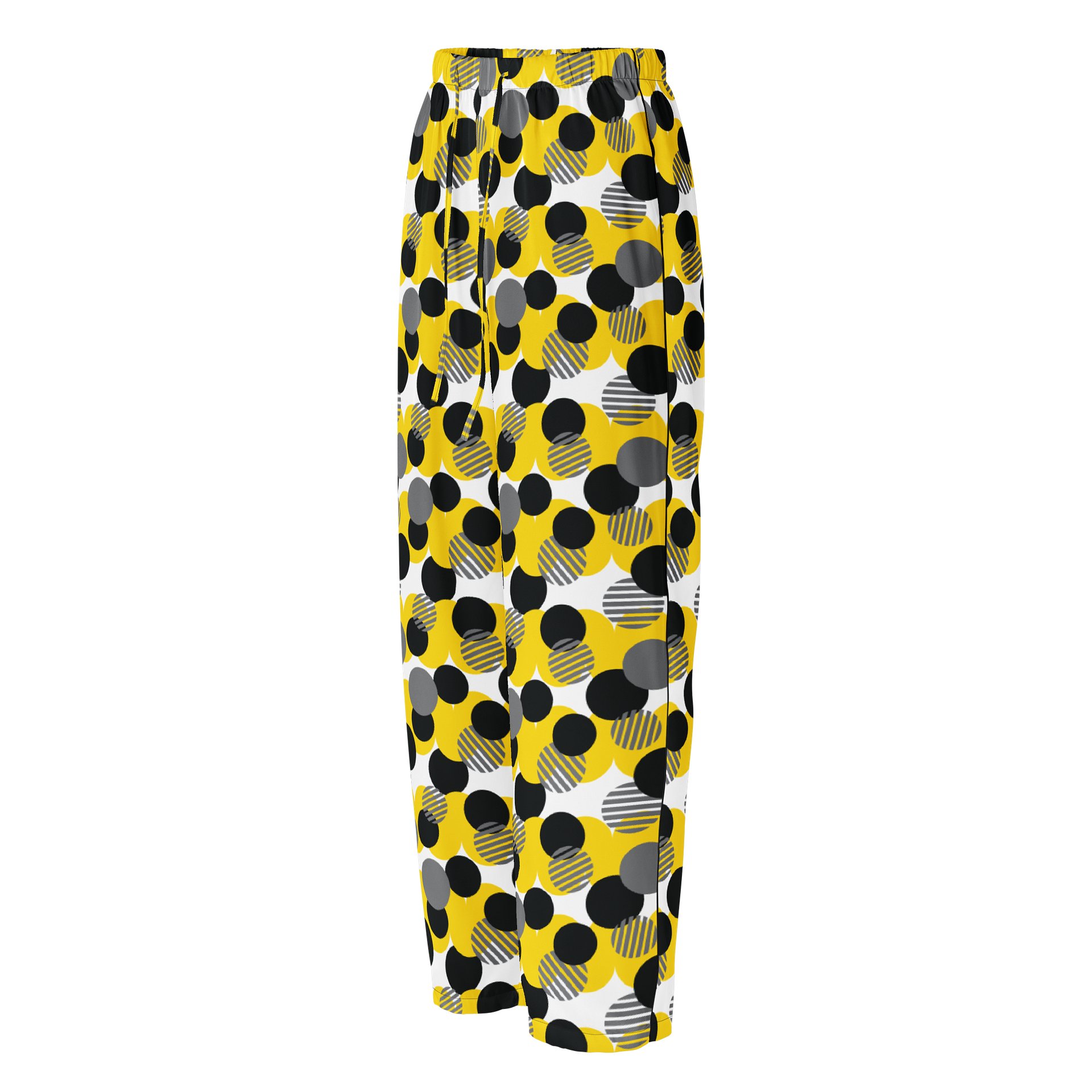 Cozy Chic Modern Geometric Polka Dot All-Over Print Women's Pajama Pants product image (4)