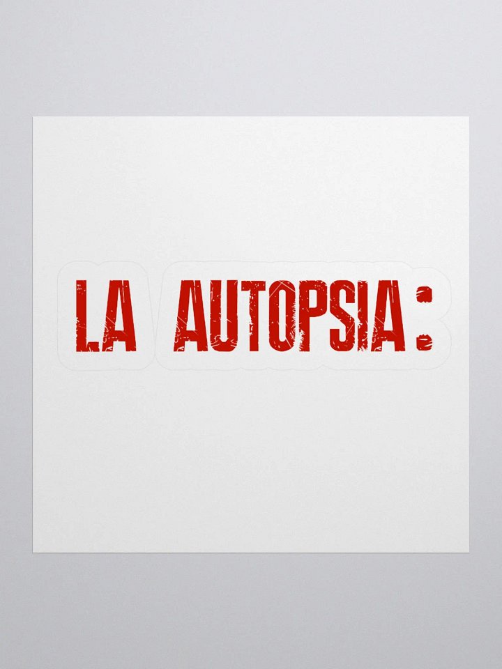 La Autopsia Stickers product image (3)