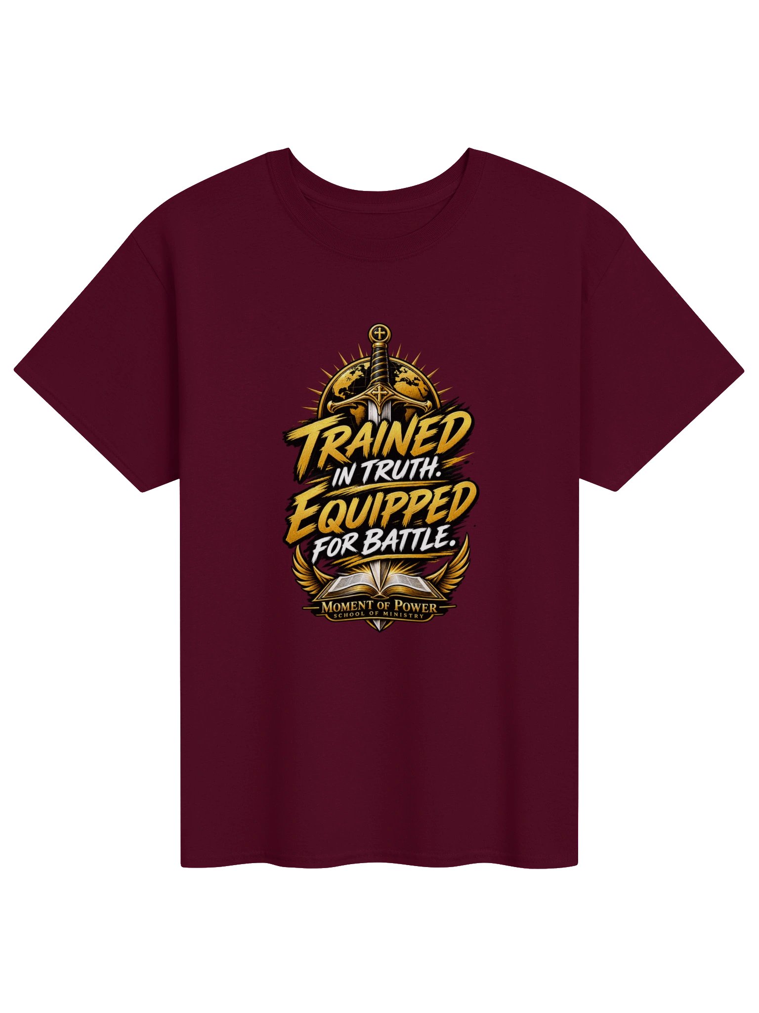 Trained in Truth — Equipped for Battle Tee product image (111)