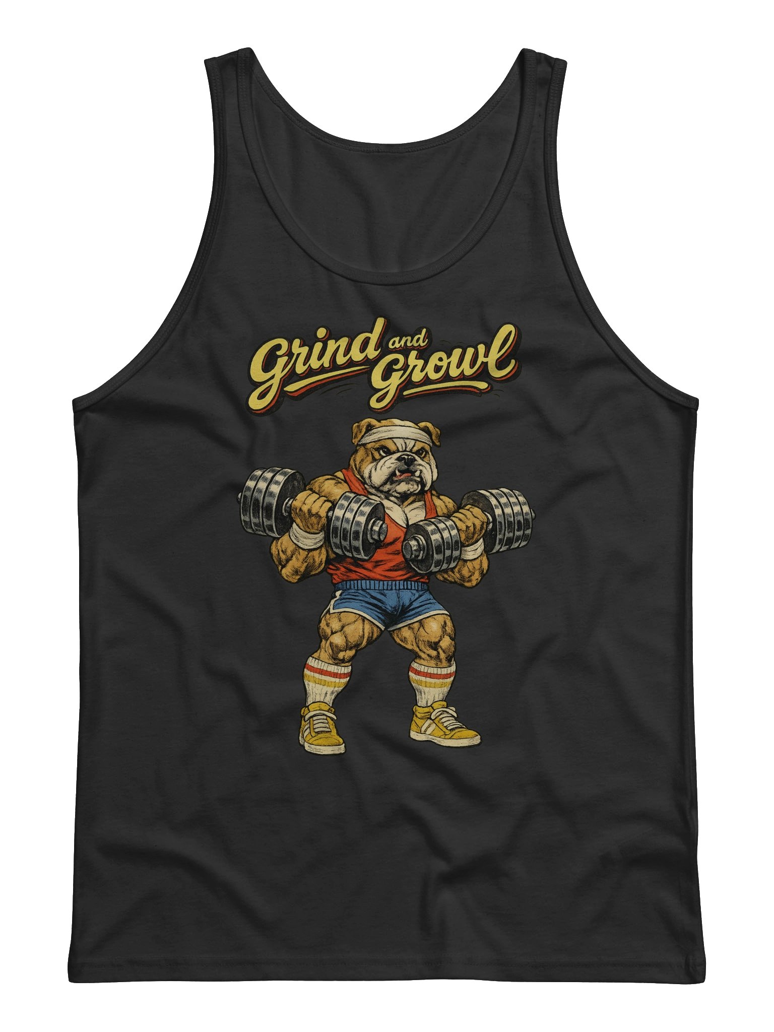Muscle Bulldog Grind Tank product image (1)