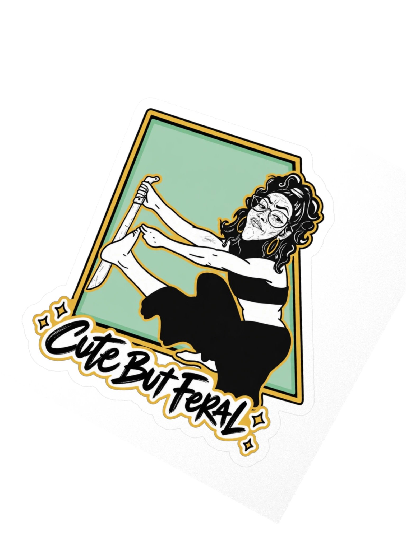 Lyn After Dark — Cute But Feral Sticker product image (2)
