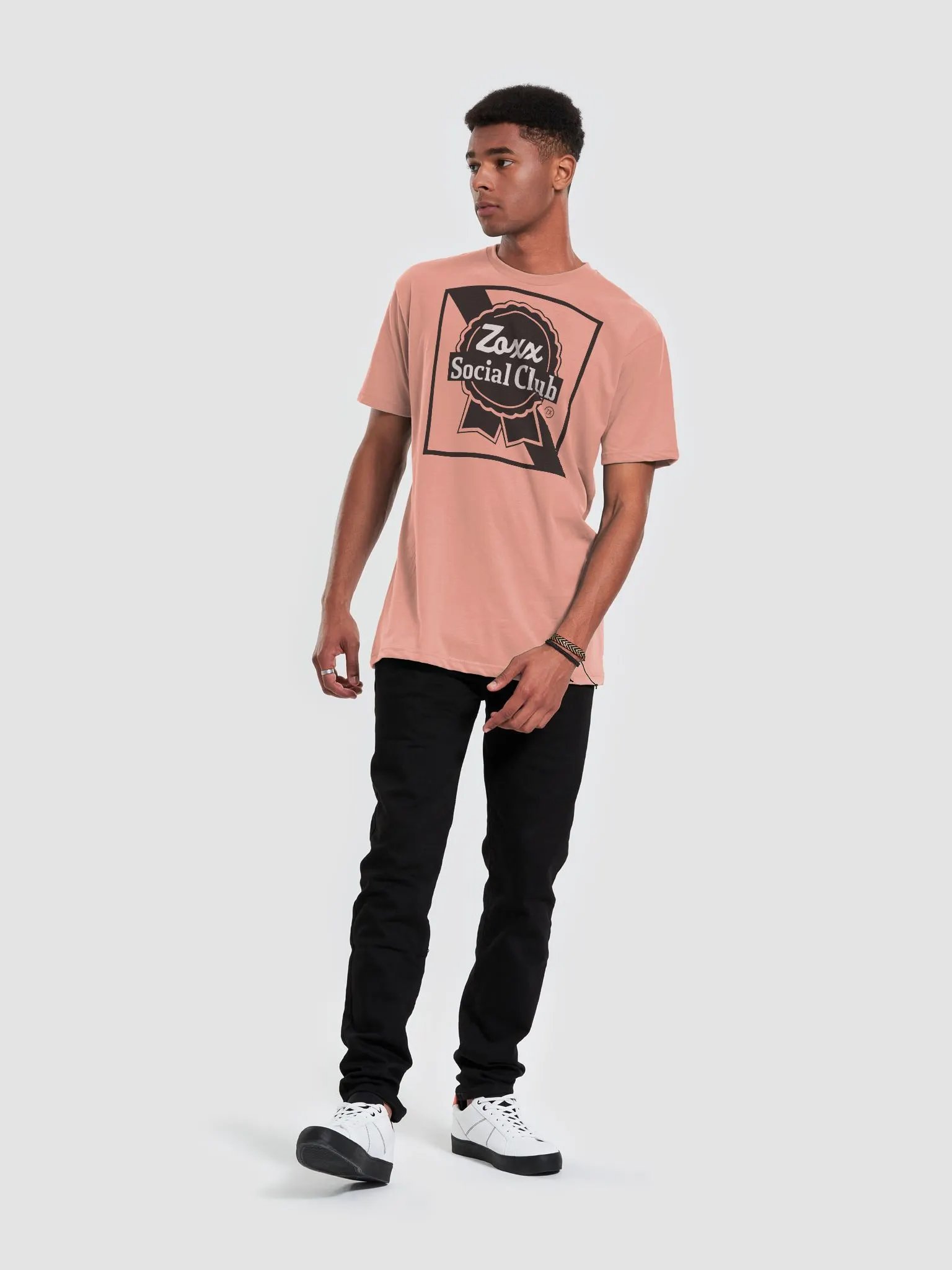 Zoxx Social Club PBR blk/white Next Level Supersoft T-Shirt product image (5)
