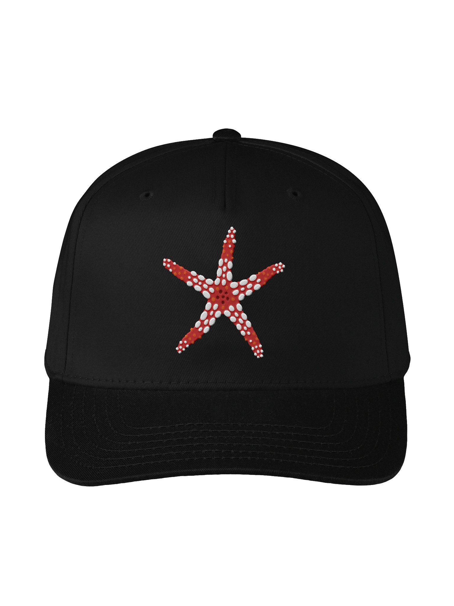 Fromia Sea Star Embroidered Mid-Profile Baseball Cap | Saltwater Reef Aquarium Invertebrate Hat product image (1)