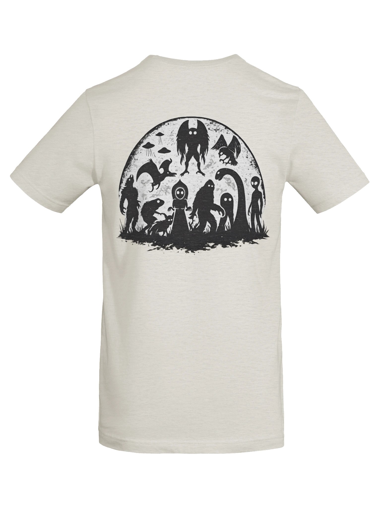 CRYPTID MOON W/ FRONT LOGO SUPER SOFT T-SHIRT (HEATHERED COLORS PT.2) product image (8)