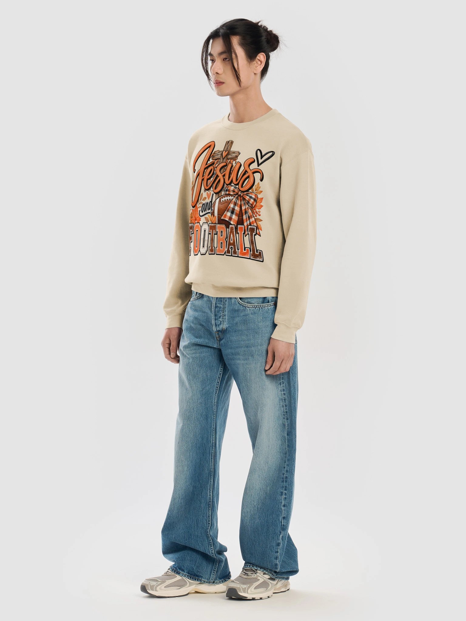 Jesus and Football Fall Crewneck product image (7)