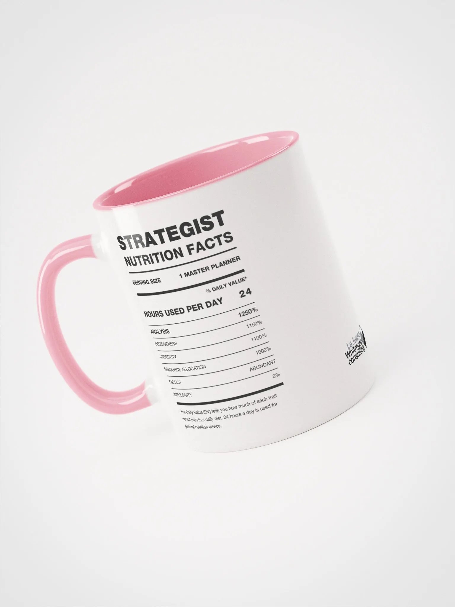 STRATEGIST Nutrition Facts Ceramic Mug product image (1)