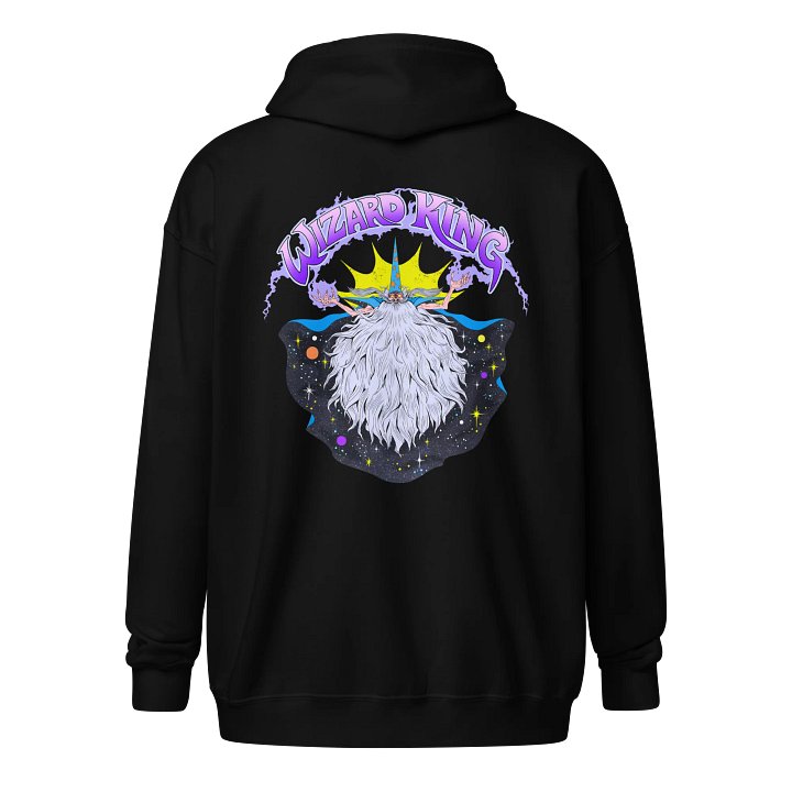 Dark Fantasy Wizard King - Zip Hoodie product image (4)