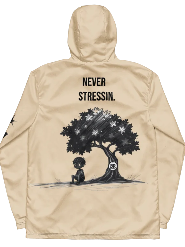 "NEVER STRESSIN" WINDBREAKER product image (2)