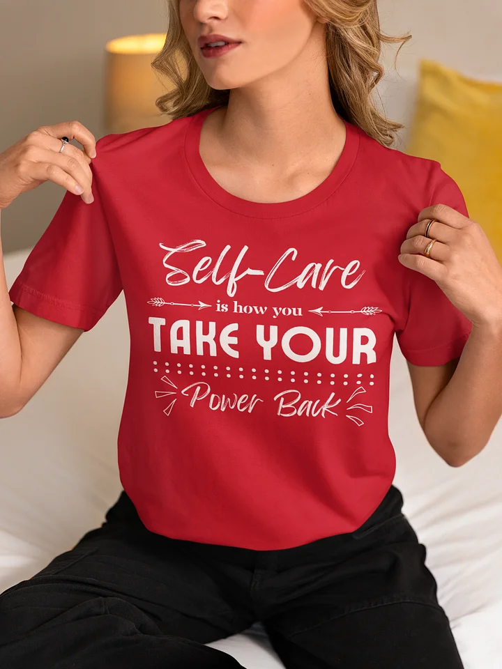 Self-Care Inspirational Bella Canvas Dark T-Shirt product image (1)