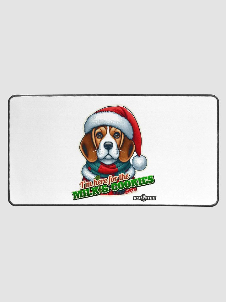 Beagle Santa Paws Desk Mat product image (1)
