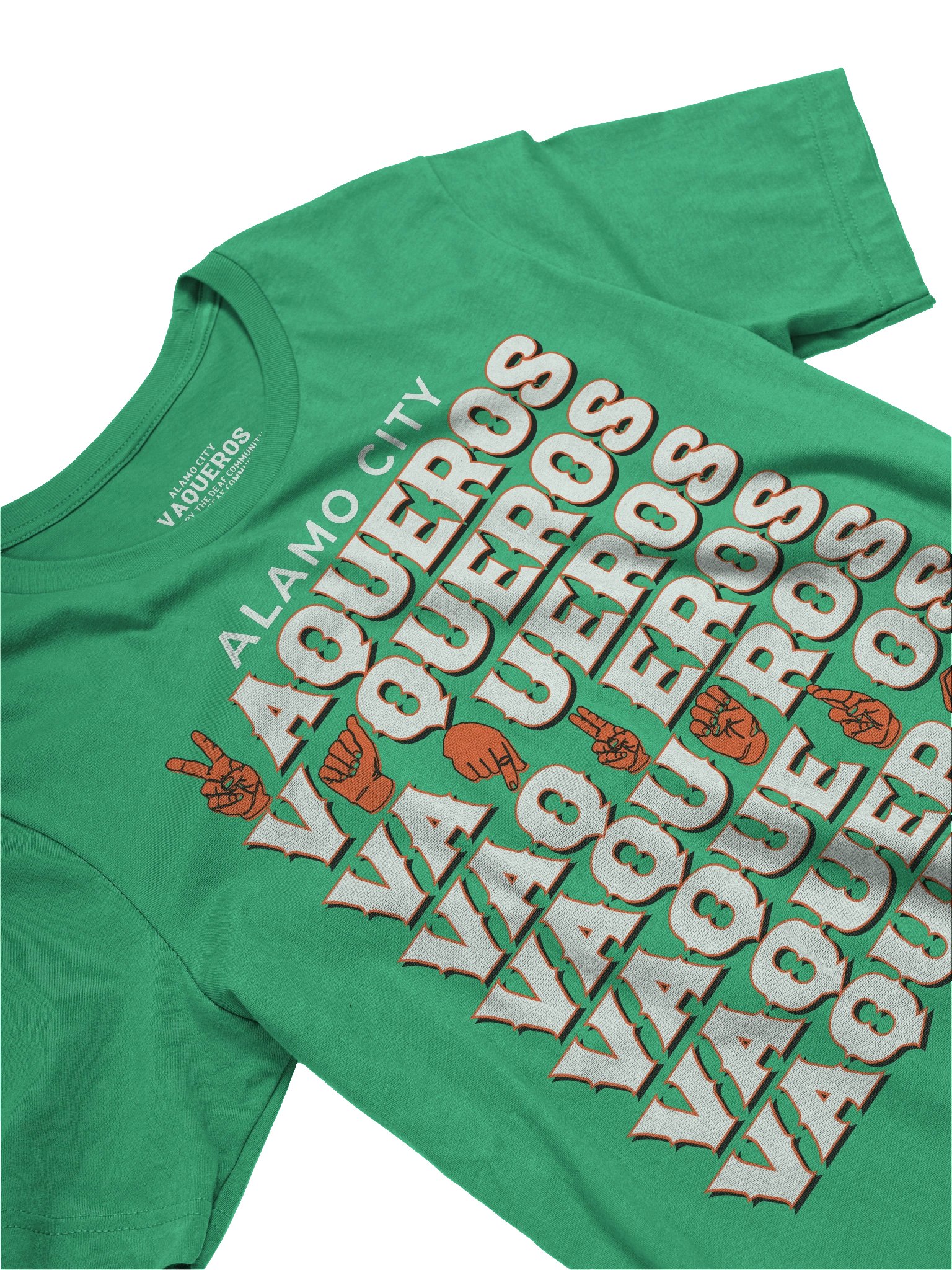 Alamo City Vaqueros Teal ASL Shirt product image (2)