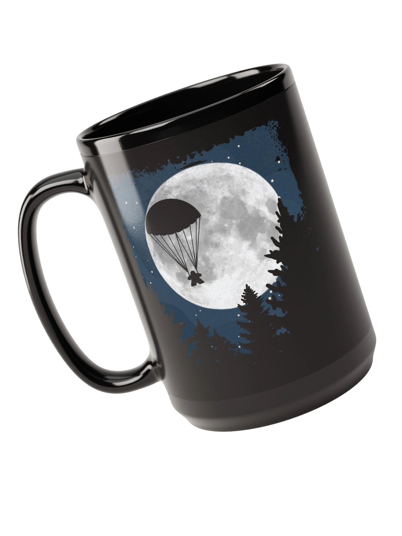 80s Movie Meeple Parachute Board Game 15 oz. Mug product image (4)
