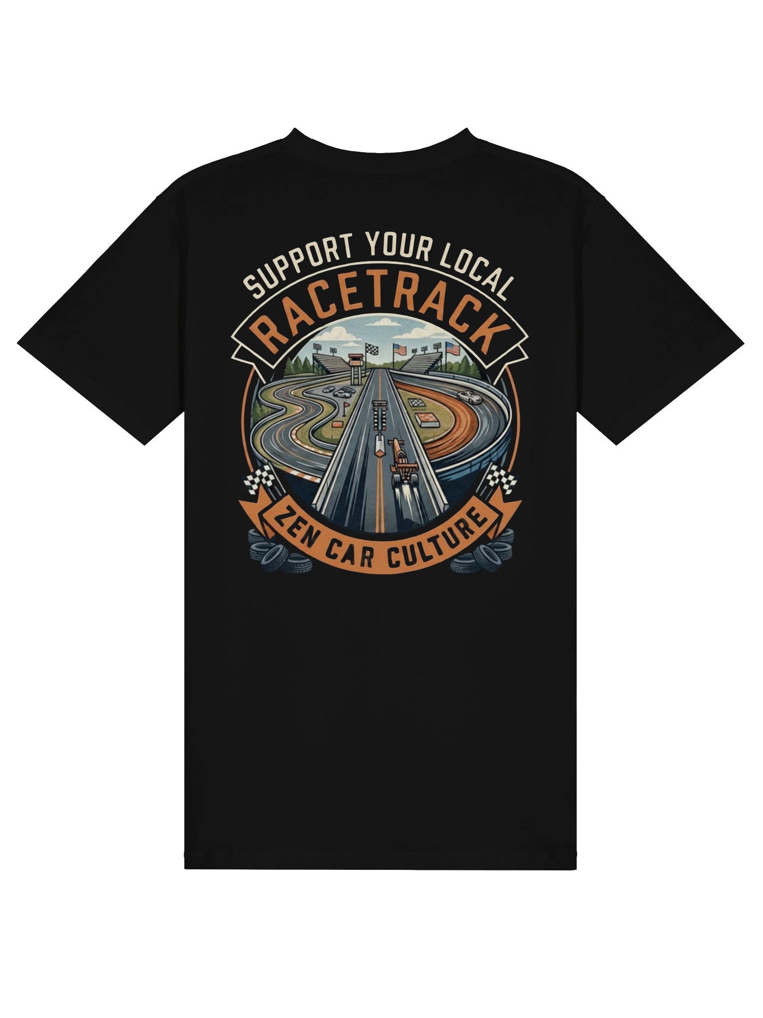 The Heart of Racing – Support Your Local Racetrack Premium Tee product image (41)