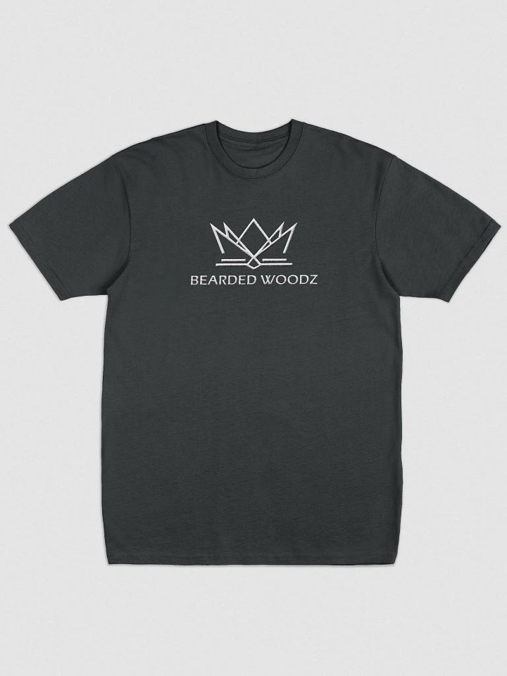 Men's Classic Bearded Woodz T-Shirt (White Embroidery) product image (1)