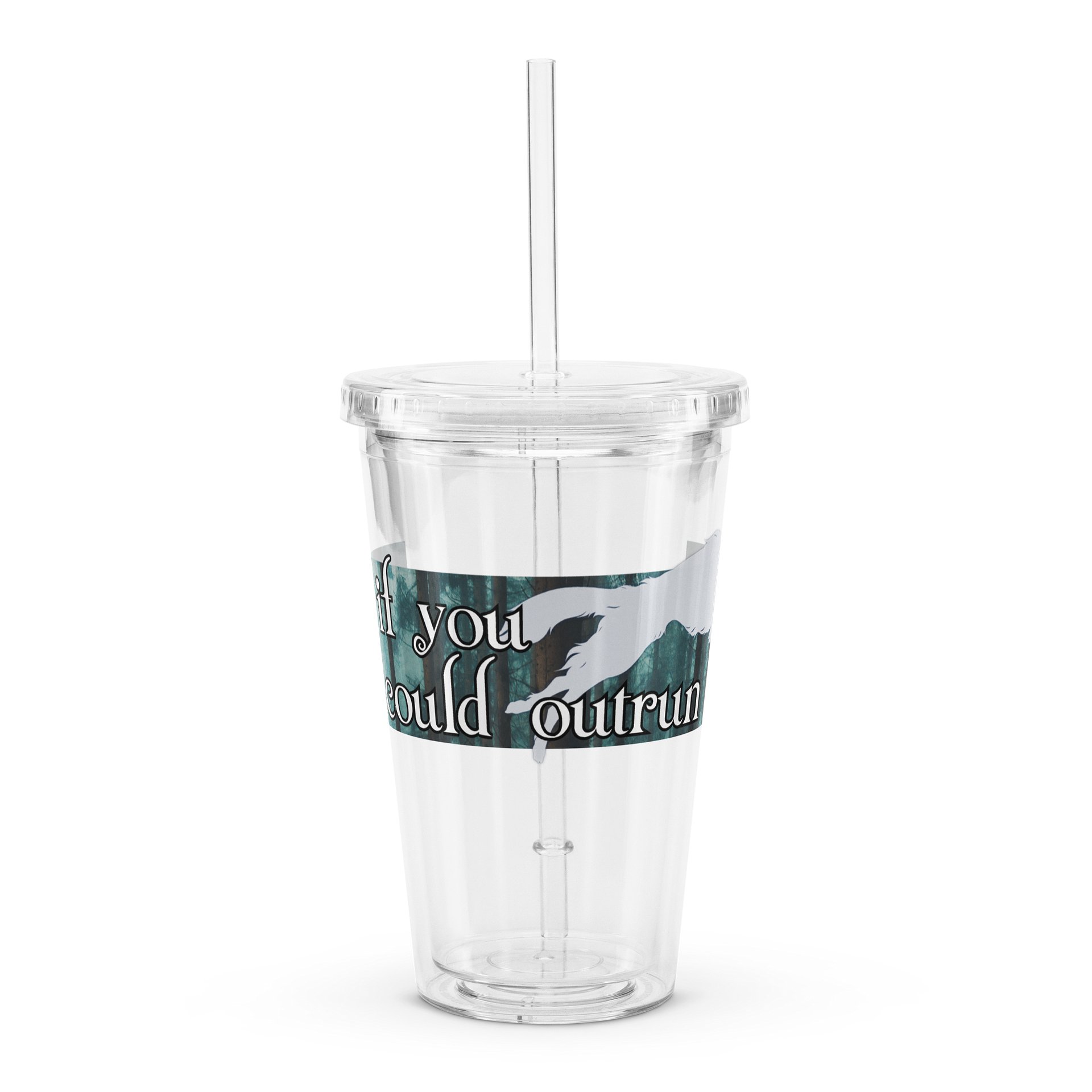 As if You Could Outrun Me - Tumbler product image (1)