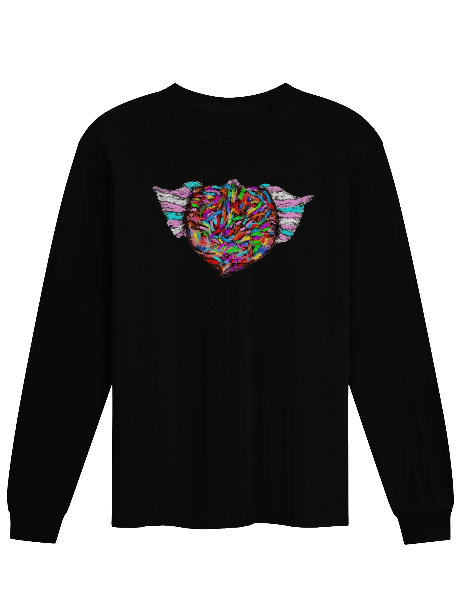 Love Has Wings long sleeve tee product image (3)