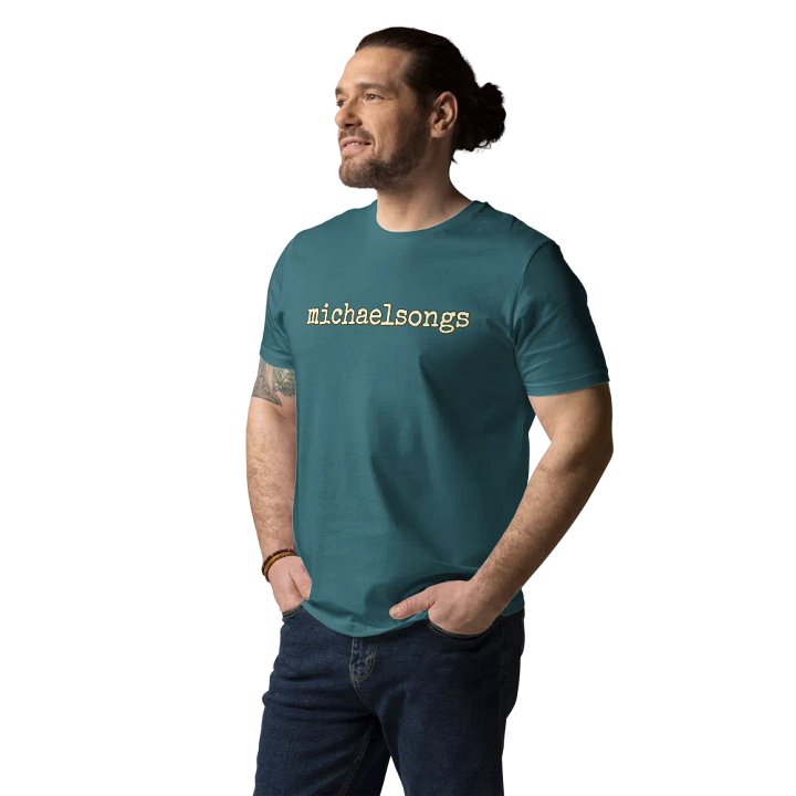 organic tee w/horizontal logo product image (2)