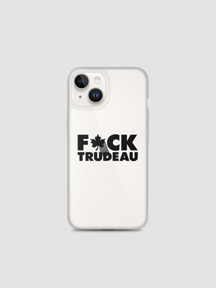 Trudeau White iPhone Case product image (1)