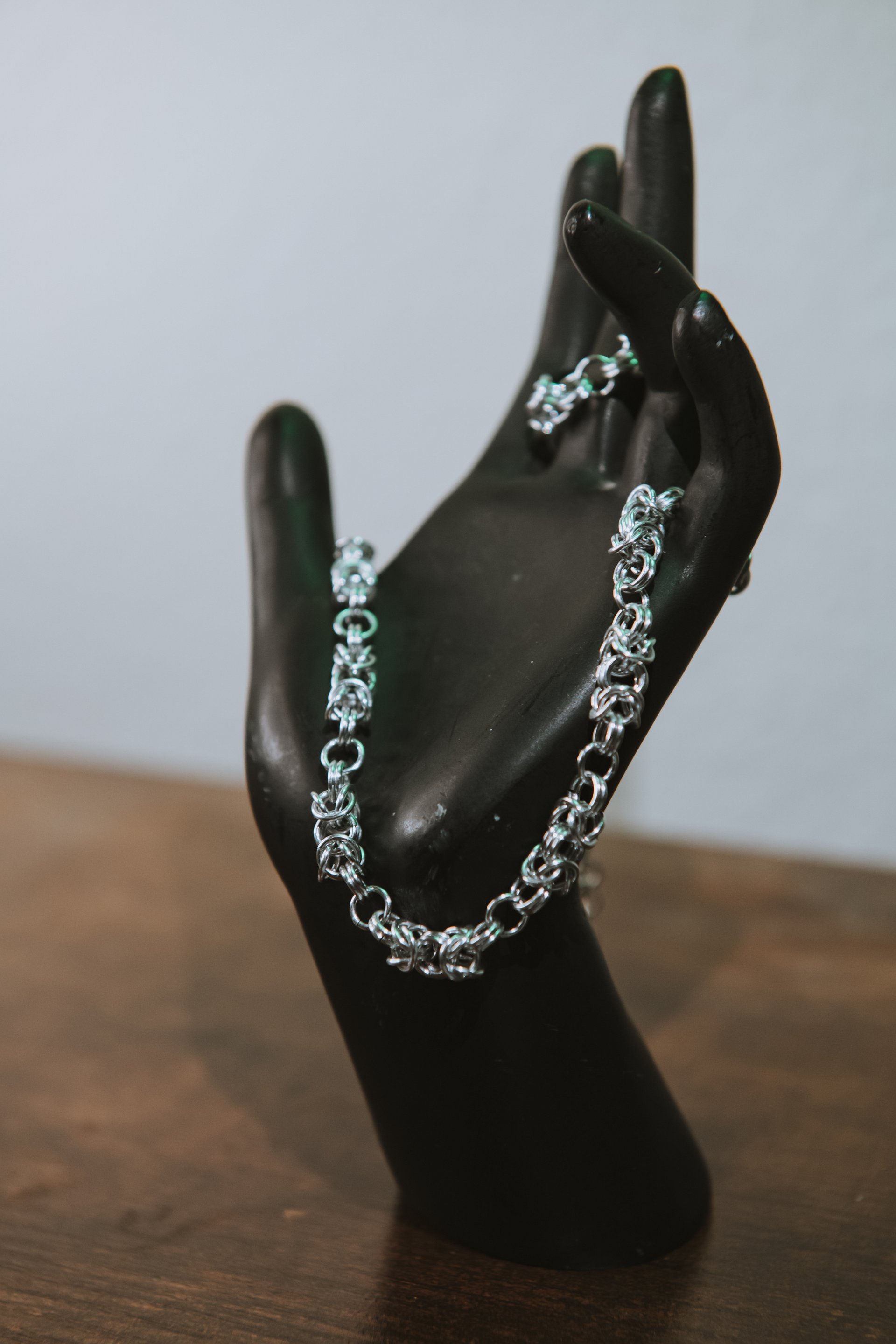 Moonlit Byzantine Chain Necklace product image (2)