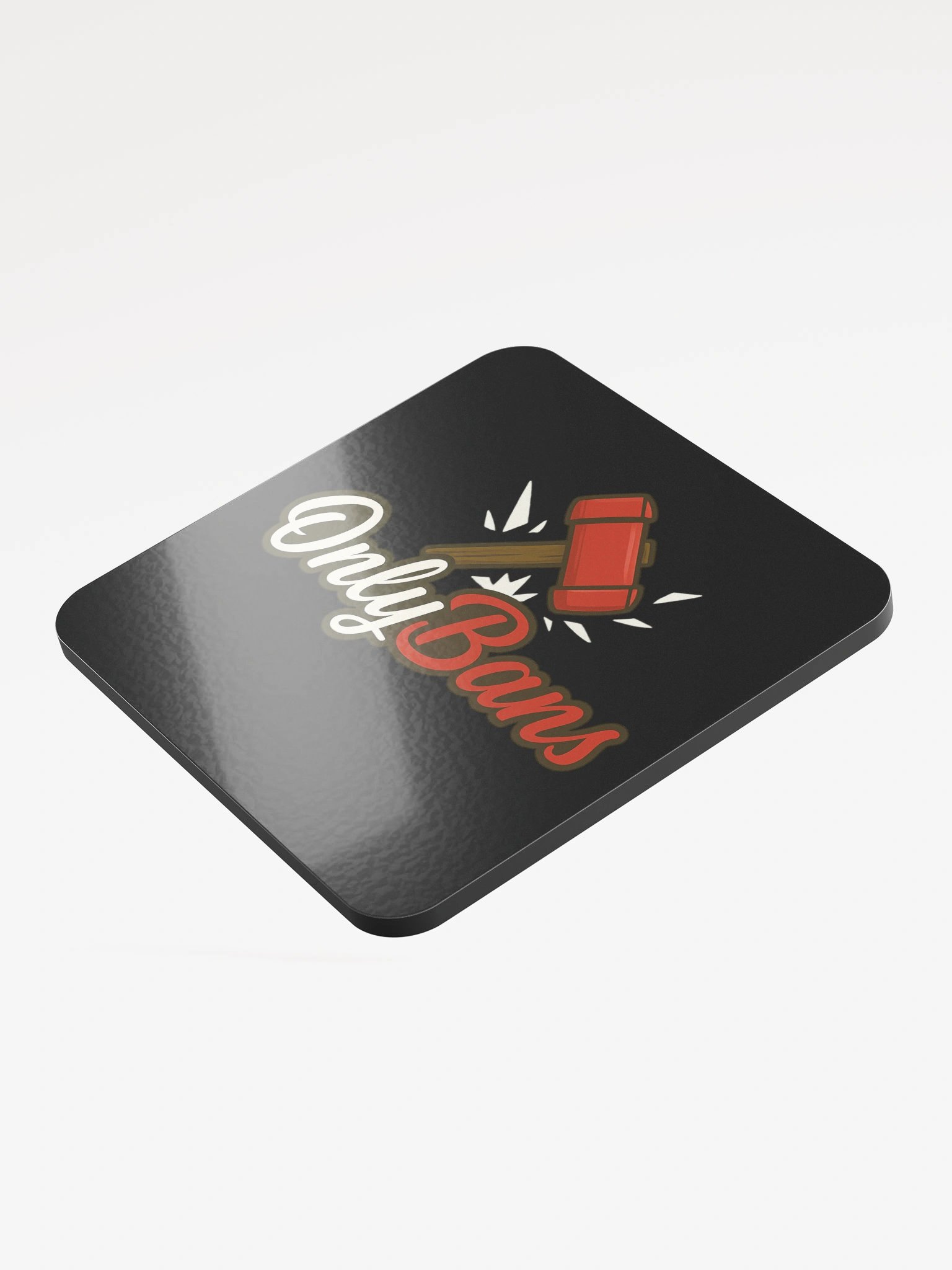 OnlyBans Glossed Cork Coaster product image (3)