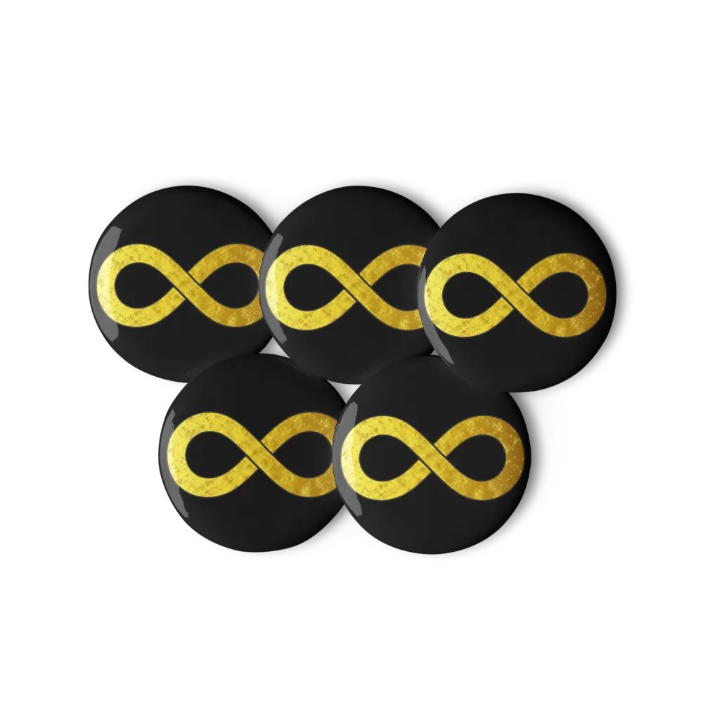 Golden Infinity Pin Set product image (3)