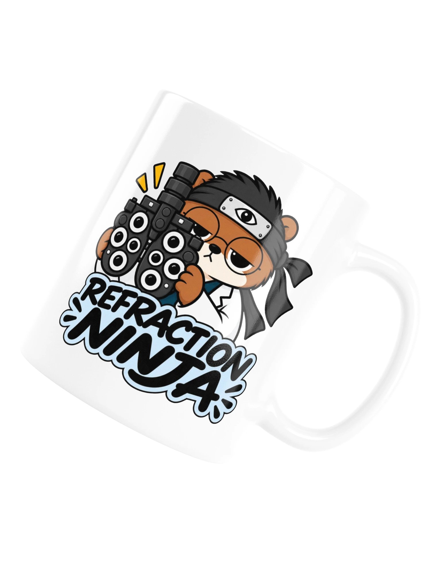 Sleepy Optometrist Refraction Ninja Mug product image (6)