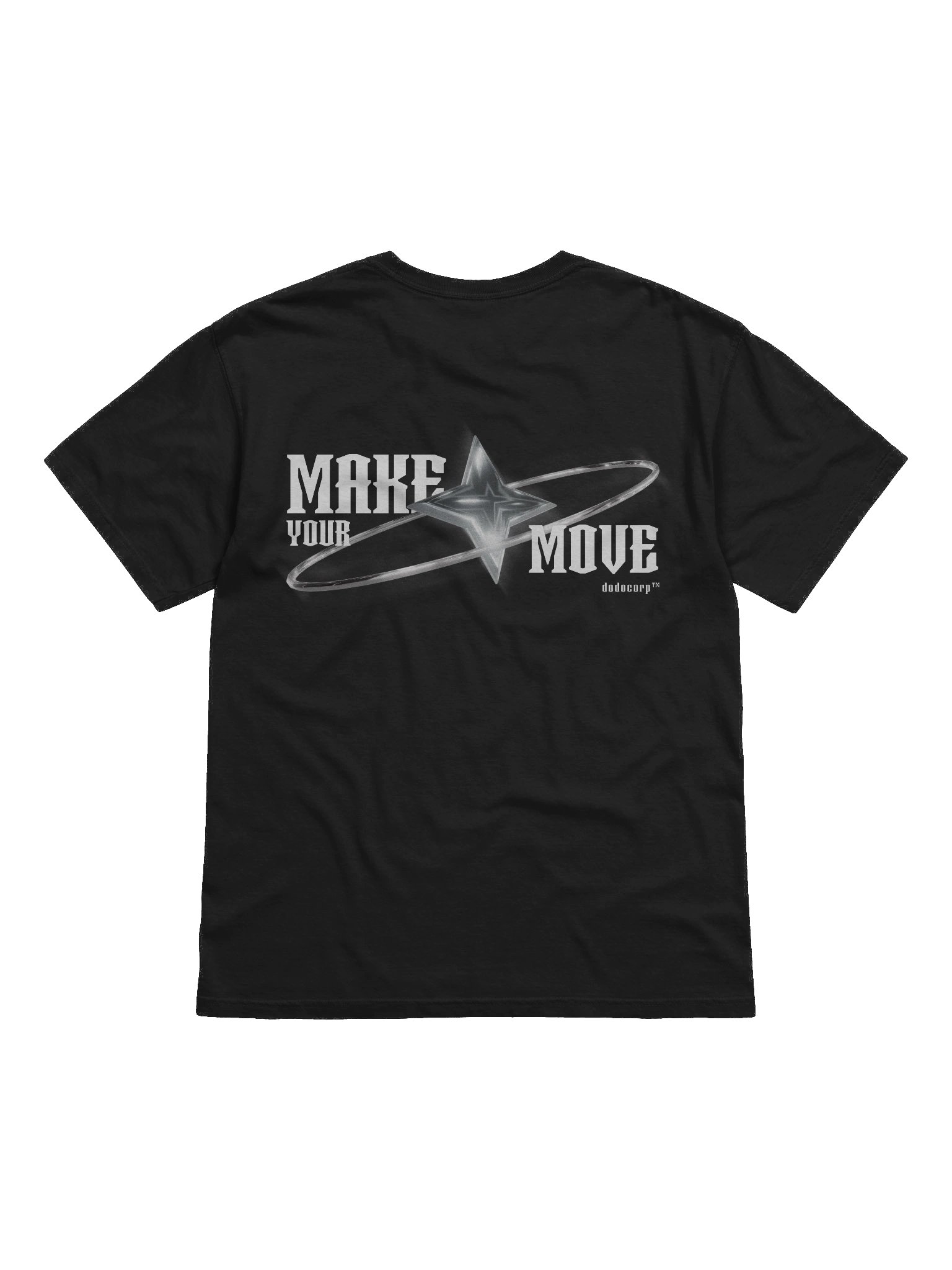 MAKE YOUR MOVE | DoDoCorp. Black T-Shirt 💫 product image (2)