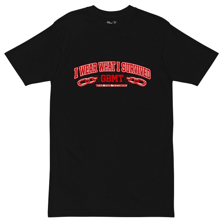 I Wear What I Survived Black GBMT Tee product image (2)