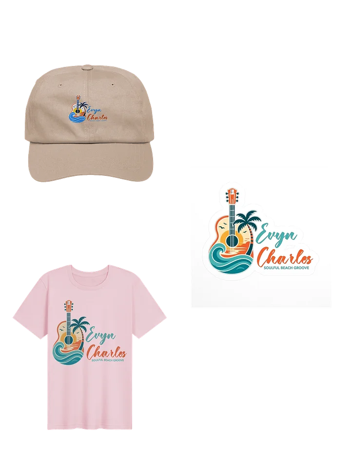 EVYN CHARLES Bundle (T-Shirt, Hat, Sticker) product image (1)