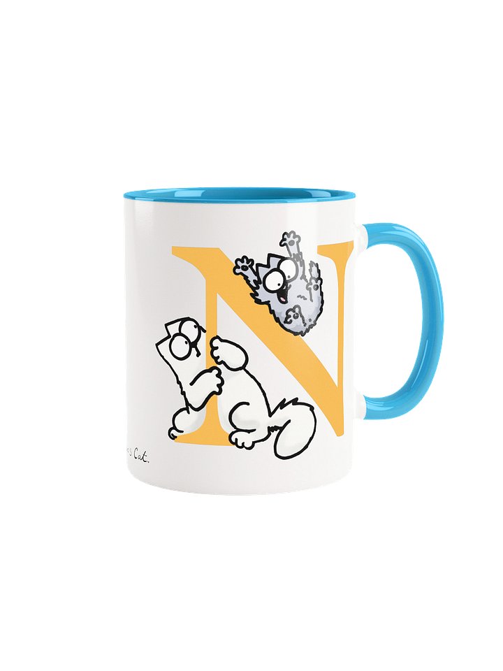 Cat Monogram Mug - N product image (2)