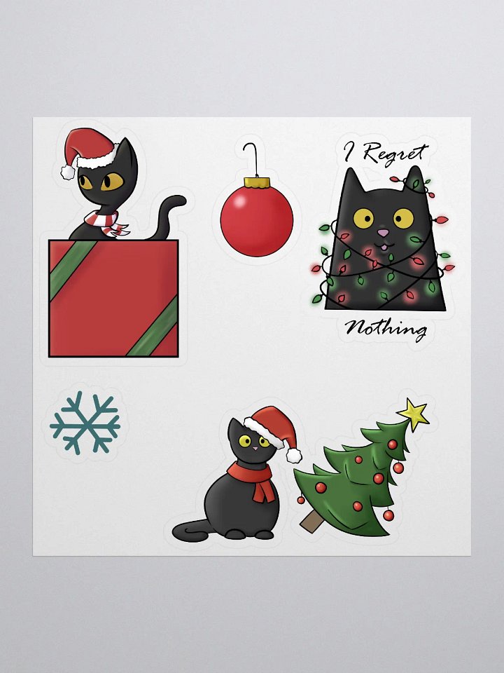 Christmas Cat Sticker Pack product image (1)