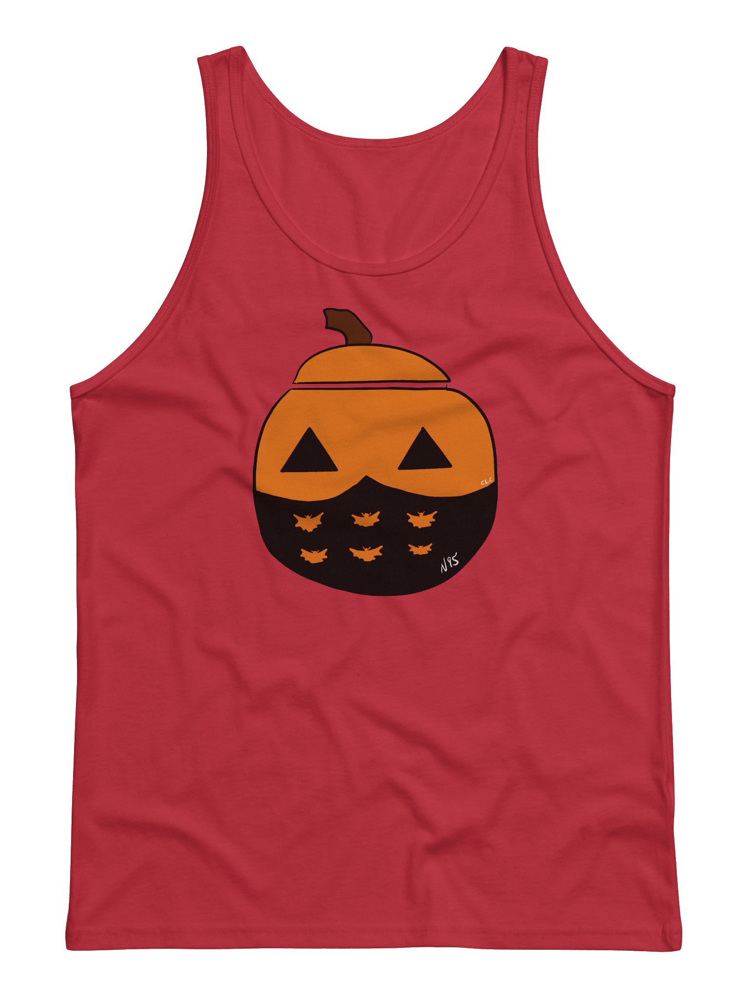 Mask-O-Lantern tank (black mask) product image (1)